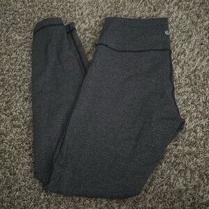 Lululemon Wunder Under HR Tight 28"
Variegated Knit Jacquard Black Dark Slate